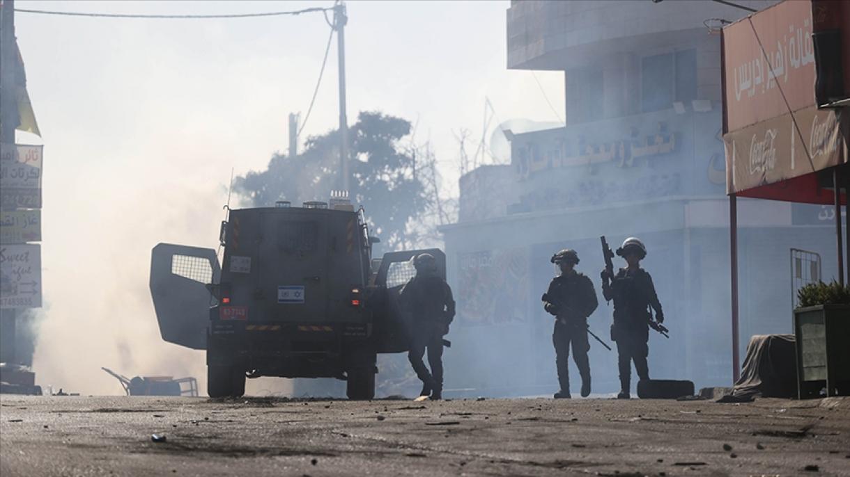 یورش نیروهای اسرائیلی به شهر جنین در کرانه باختری اشغالی