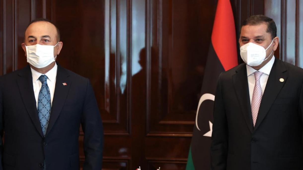 تاکید چاووش‌‌اوغلو بر حمایت ترکیه از دولت وحدت ملی لیبی