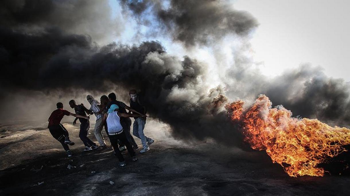 نظامیان اسرائیلی به معترضان فلسطینی در کرانه باختری حمله کردند