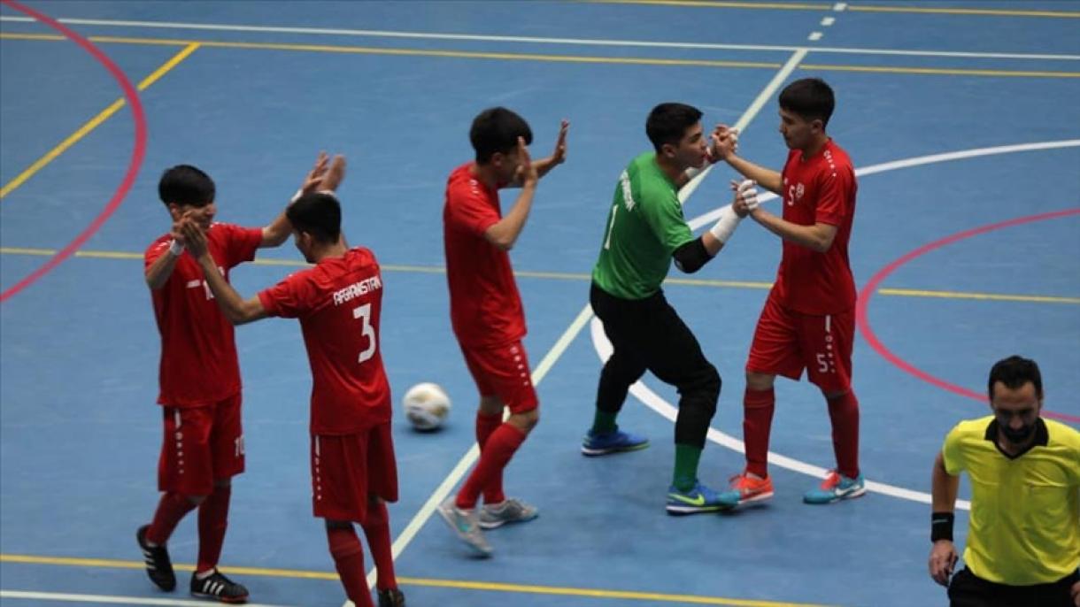 پیروزی 5 بر 3 تیم ملی فوتسال افغانستان در مقابل قرقیزستان