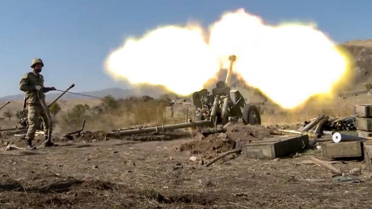 阿塞拜疆摧毁亚美尼亚多火箭发射器系统