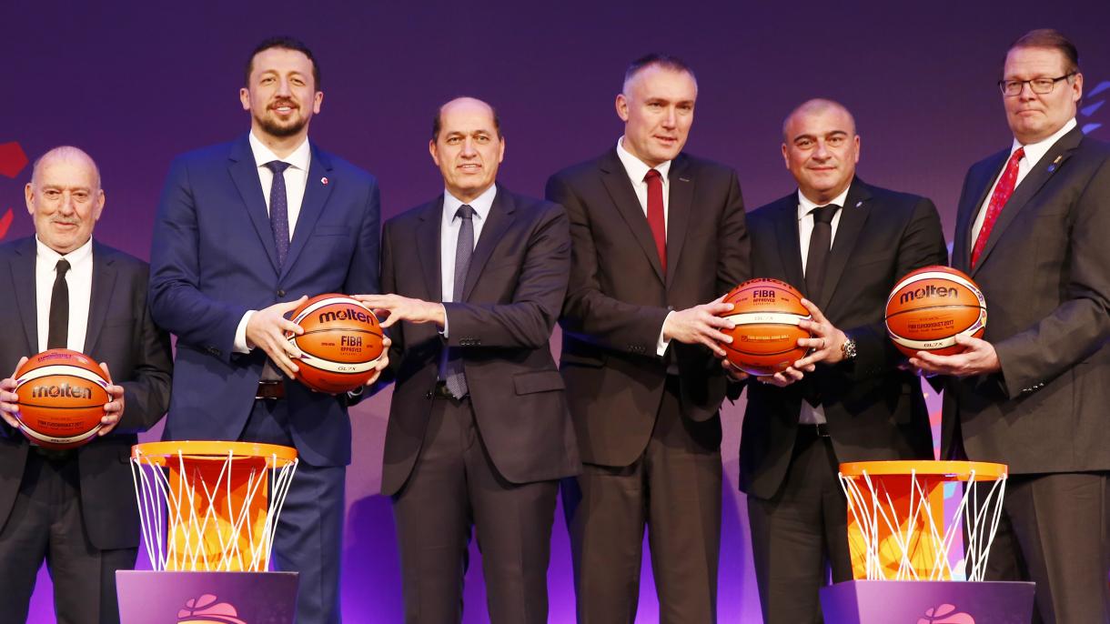 バスケットボール ユーロバスケットのグループステージ抽選会がイスタンブールで開催