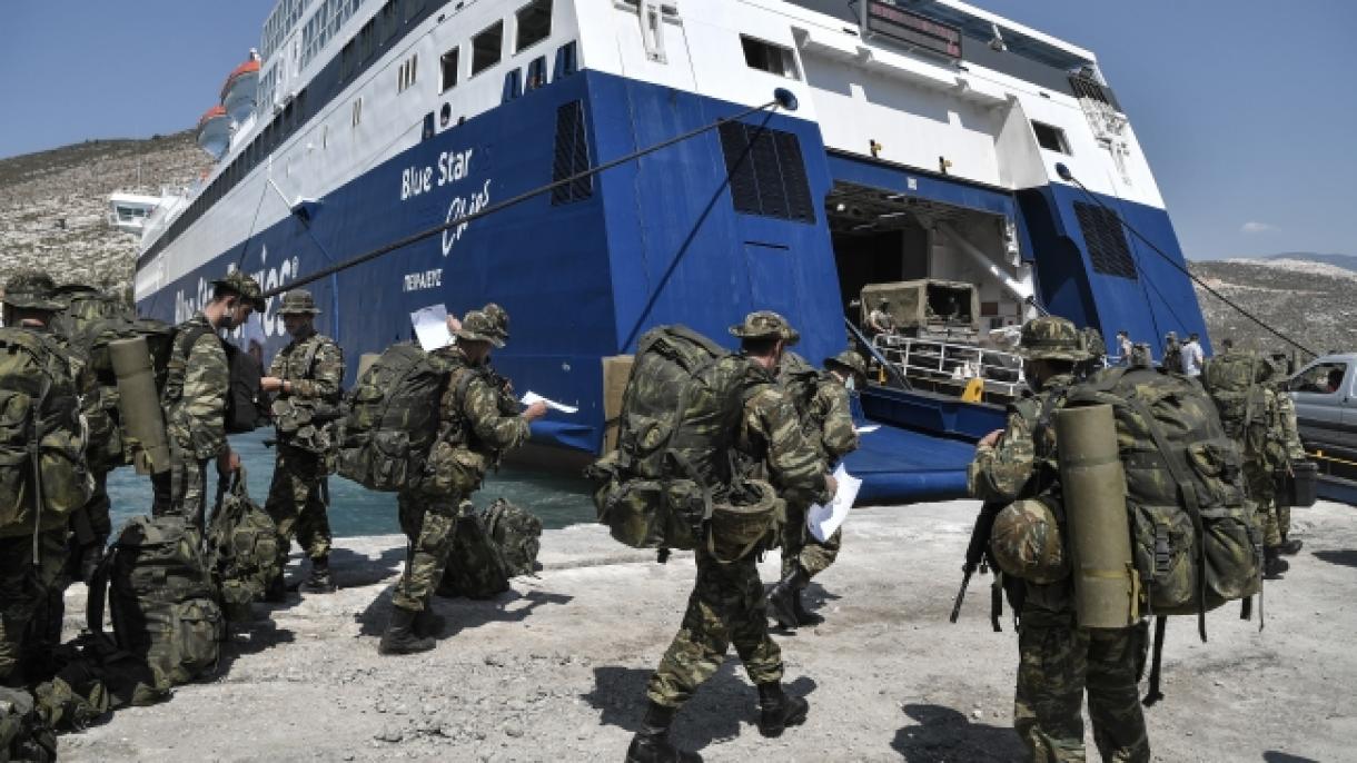 خبرگزاری فرانسه: نظامیان یونان در جزیره میس پیاده شدند
