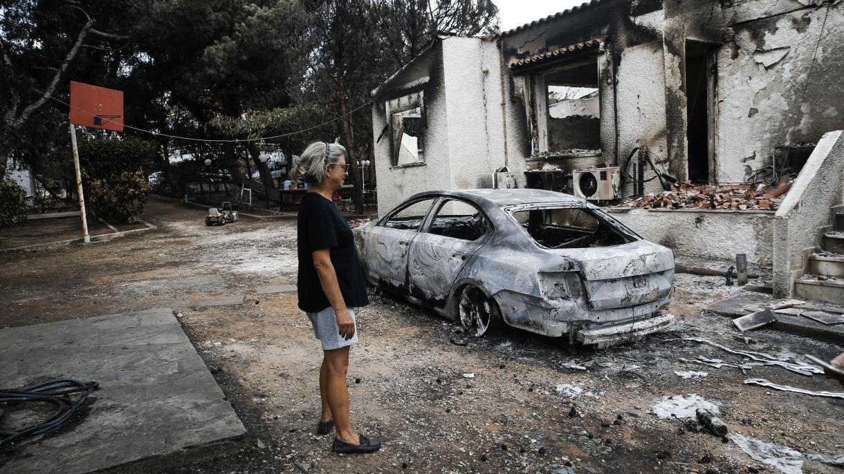 تعداد قربانیان آتش‌سوزی اخیر در یونان به 97 نفر رسید
