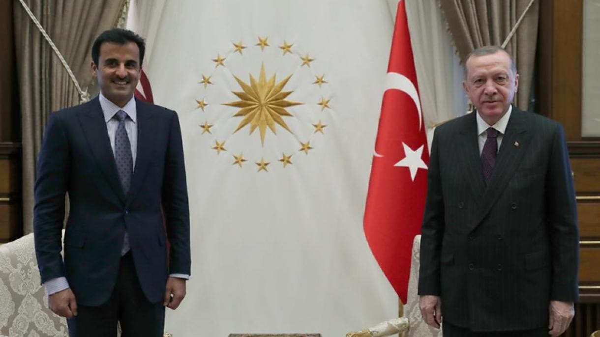 جمهور باشقانی اردوغان:"قطر خالقی ایله هم رای لیگیمیزی گوجلندیرمه‌یه داوام ائدجییک"