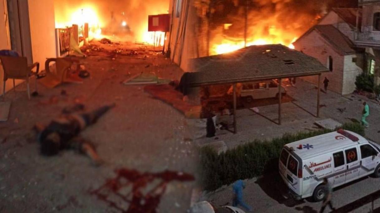 巴以冲突升级：以色列轰炸加沙医院致500人死亡