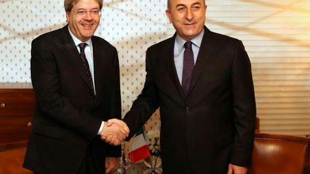 دیدار وزیر خارجه ایتالیا از انقره