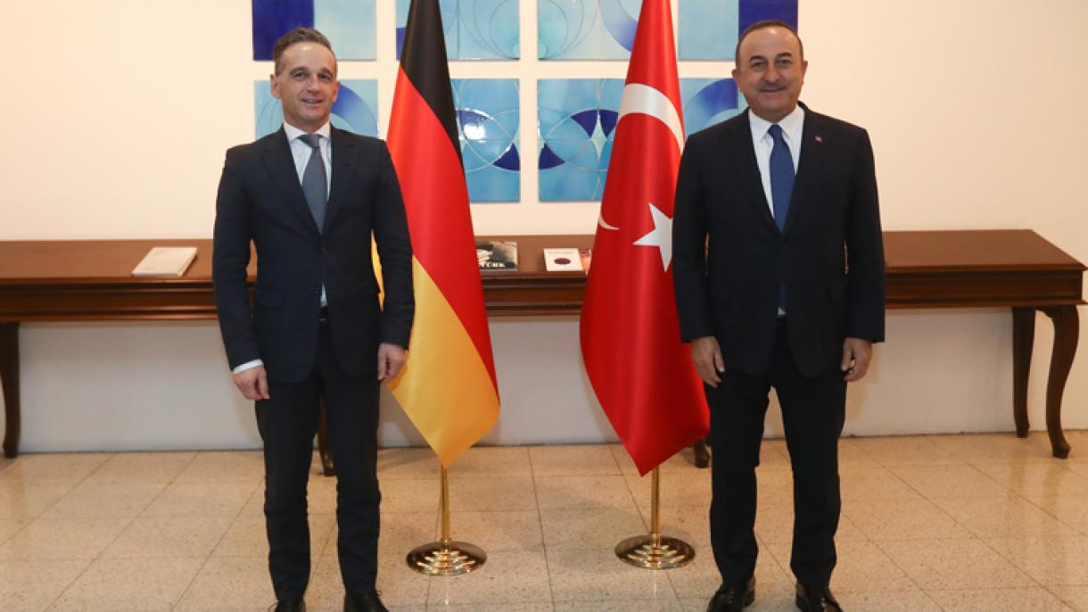 کنفرانس مطبوعاتی مشترک وزرای خارجه ترکیه- آلمان