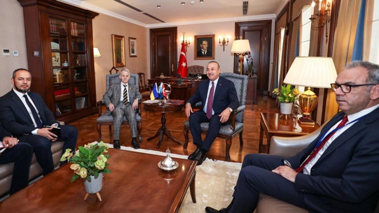 Daşary Işler Ministri Çawuşoglu, Mustafa Kyrymogluny Kabul Etdi