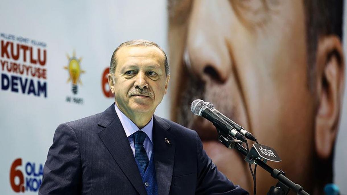 Prezident Erdog’an Turkiyaning terrorga qarshi kurash masalasiga to’xtaldi