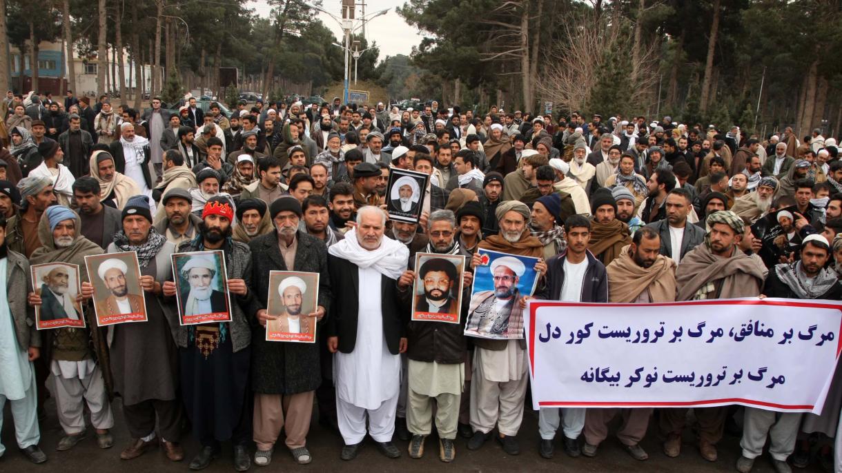 تظاهرات علیه داعش در افغانستان