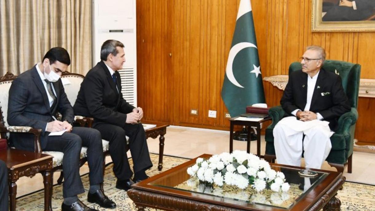 Türkmenistanyň Daşary Işler Ministri Pakistanyň Prezidenti Bilen Duşuşdy
