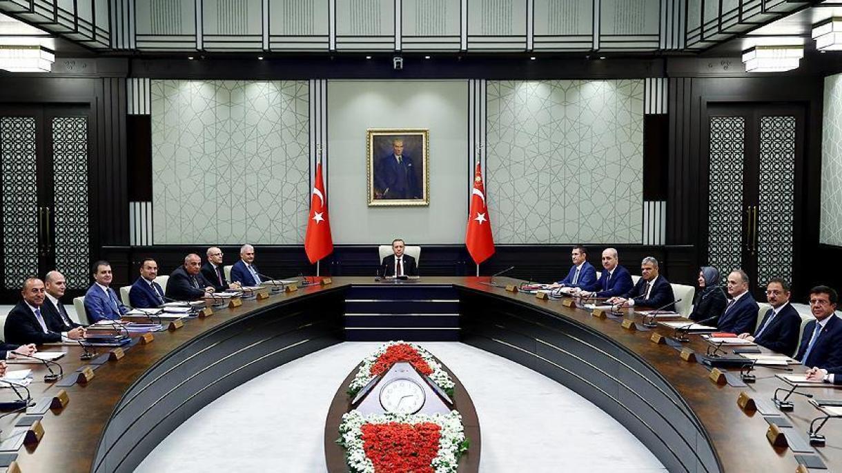 ترکی، قومی سلامتی کونسل اور کابینہ  کے اجلاس