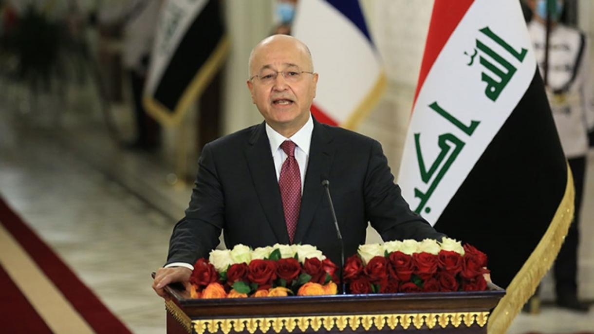 伊拉克总统萨利赫接见伊拉克土库曼阵线主席