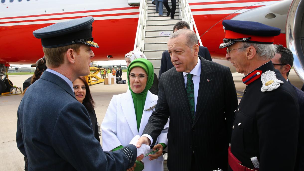 Prezident Erdog’an Angliyaga yetib bordi