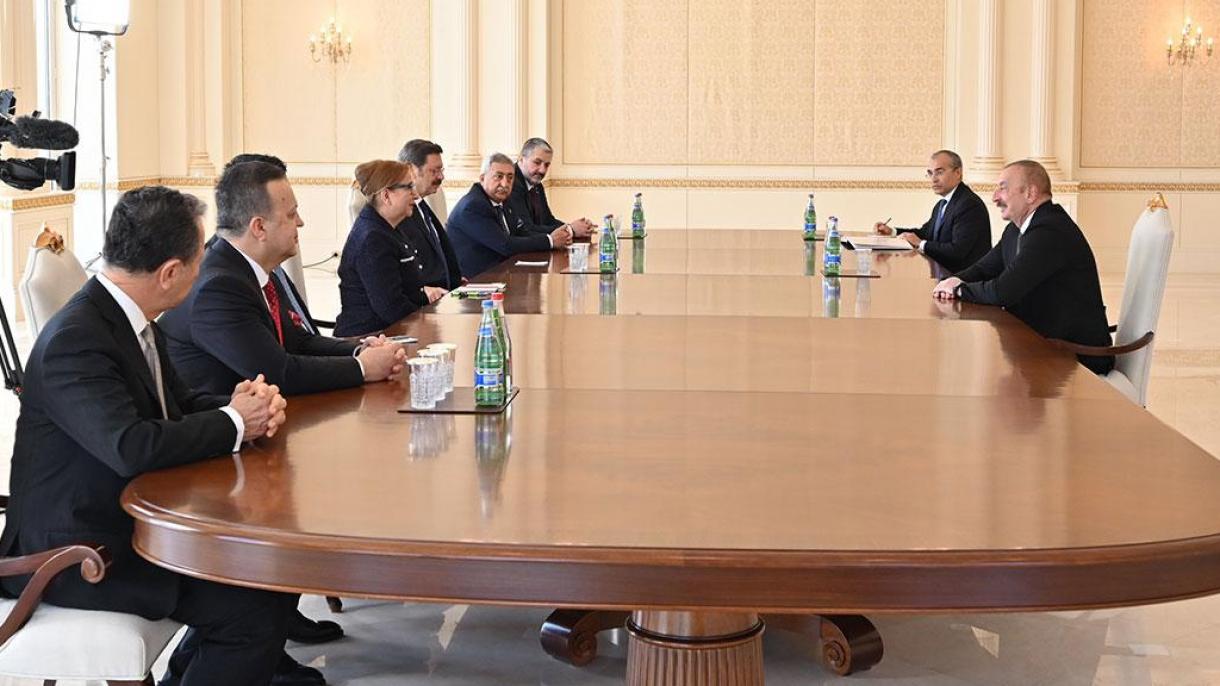 Söwda Ministri Pekjan, Azerbaýjanyň Prezidenti Aliýew Tarapyndan Kabul Edildi