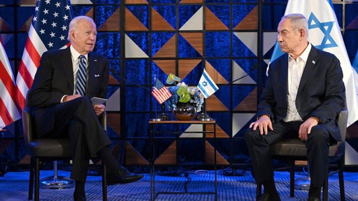 جو بایدن و بنیامین نتانیاهو آراسیندا تلفون دانیشیغی اولوب