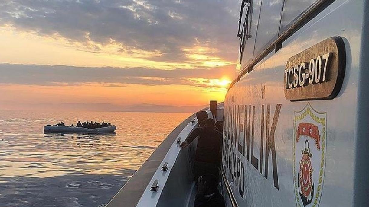 گارد ساحلی ترکیه طی یک هفته 1047 مهاجر نامنظم نجات داد
