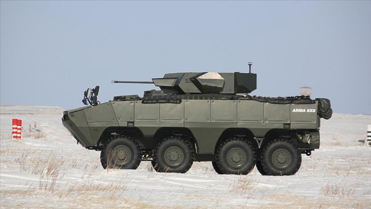 Qazaxıstan Türkiyə istehsalı olan zirehli hərbi maşını test etdi