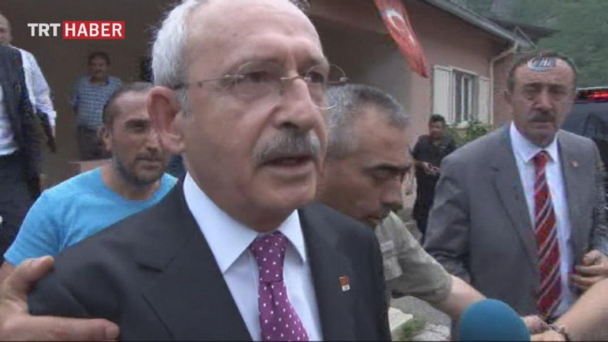 کاروان رهبر حزب مخالف ترکیه مورد حمله سازمان تروریستی قرار گرفت