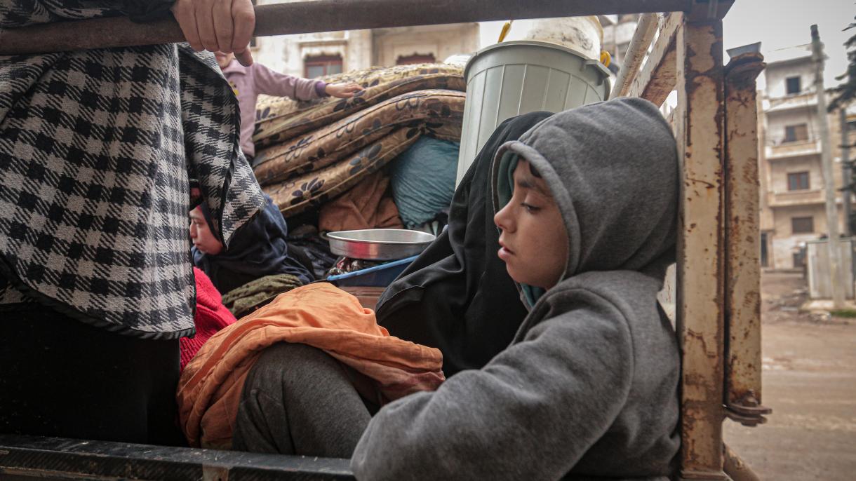 نود هزار نفر دیگر در ادلب آواره شدند
