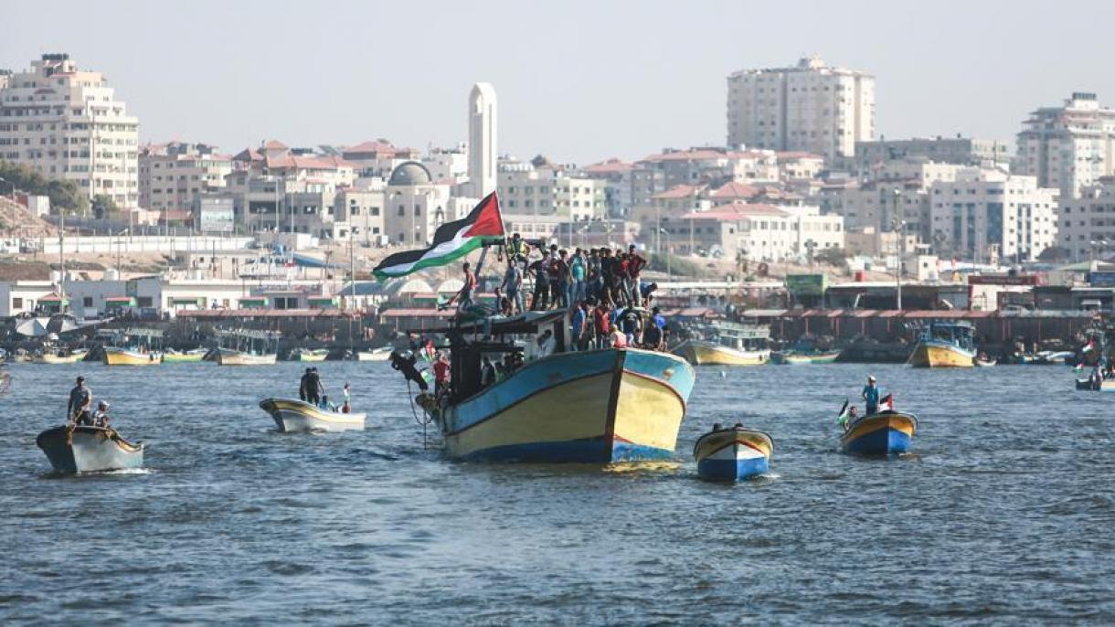 چهارمین کشتی آزادی سفرش را از ساحل غزه آغاز کرد