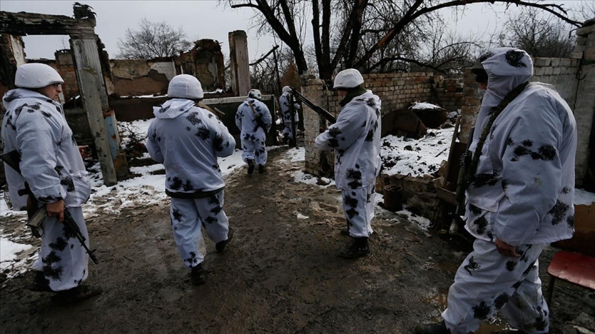 1 ukrán katona meghalt Donbasz térségben