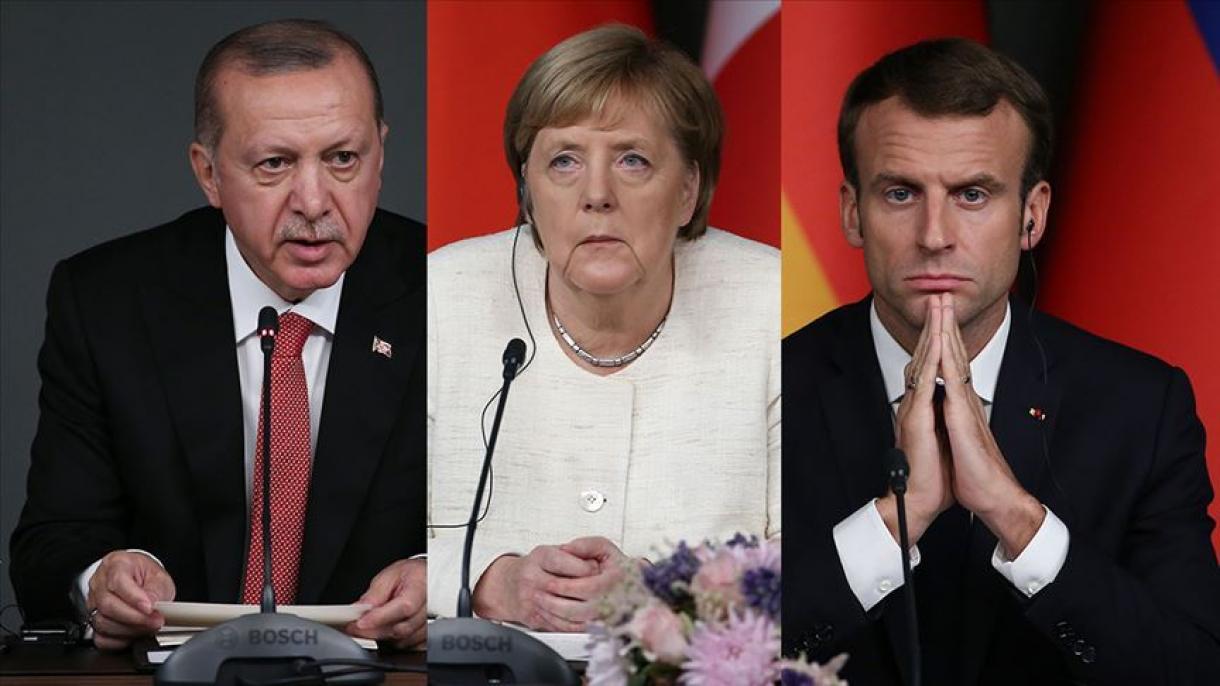 A cúpula de líderes entre Erdogan, Merkel e Macron será realizada por videoconferência