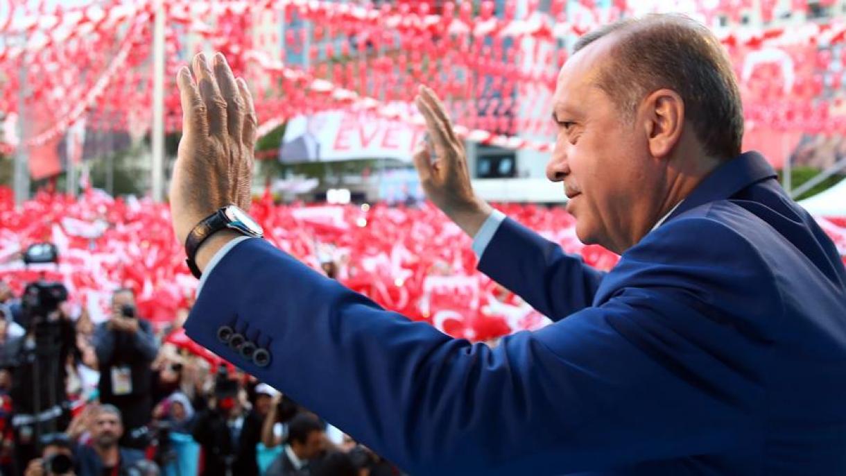 Prezident Erdog'an Istanbulda xalqqa xitob etdi