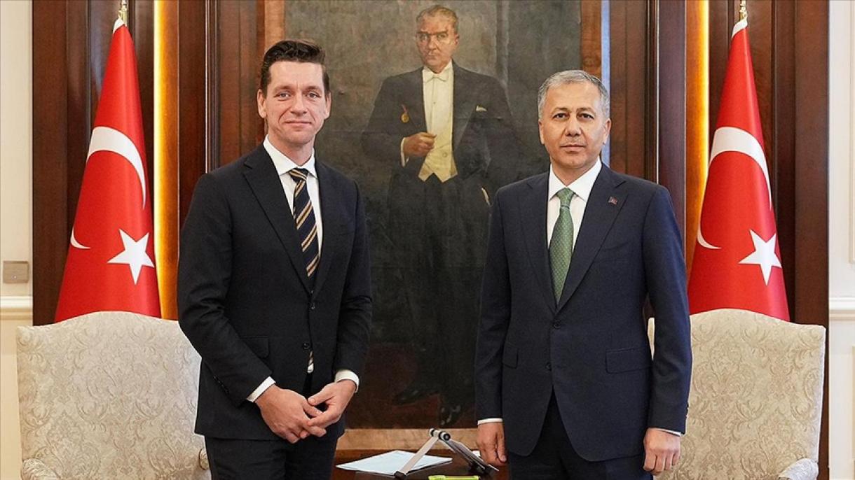 دیدار وزیر مهاجرت دانمارک با وزیر کشور ترکیه