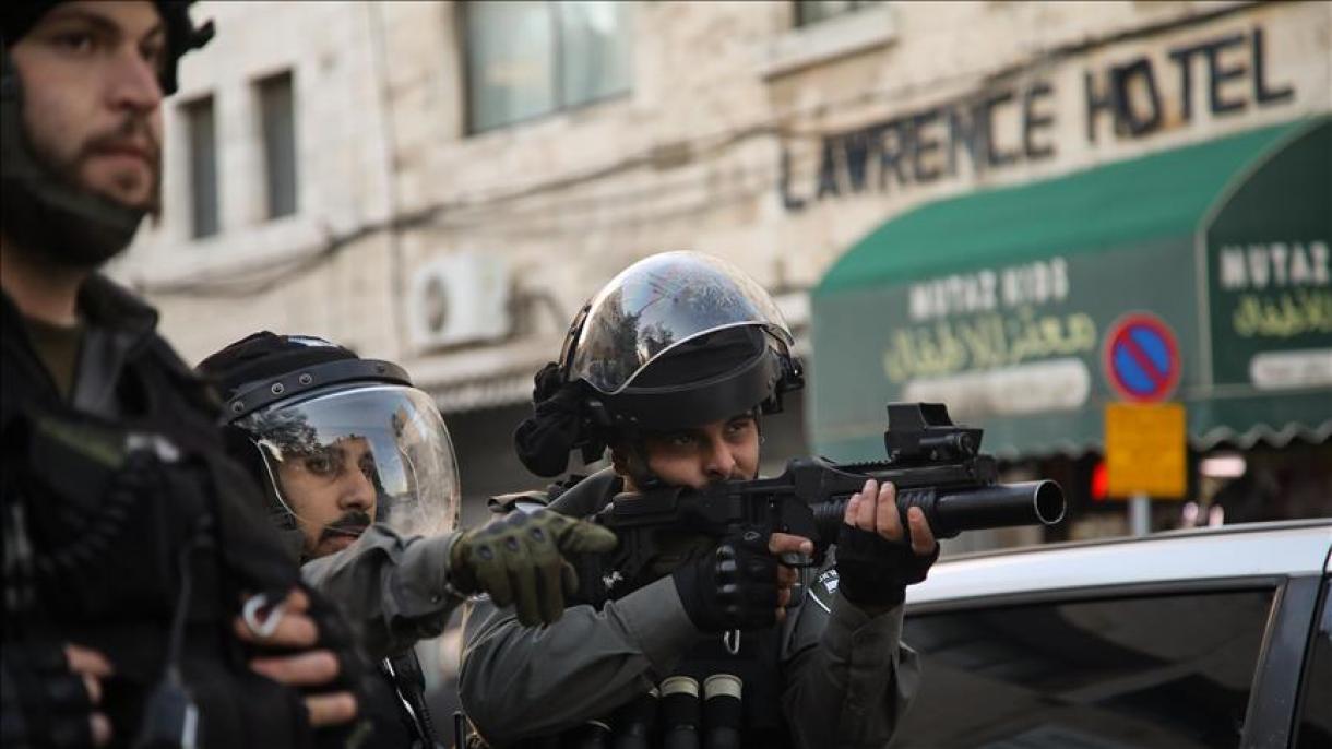 حمله سربازان اسرائیلی به تظاهرکنندگان فلسطینی در قدس شرقی