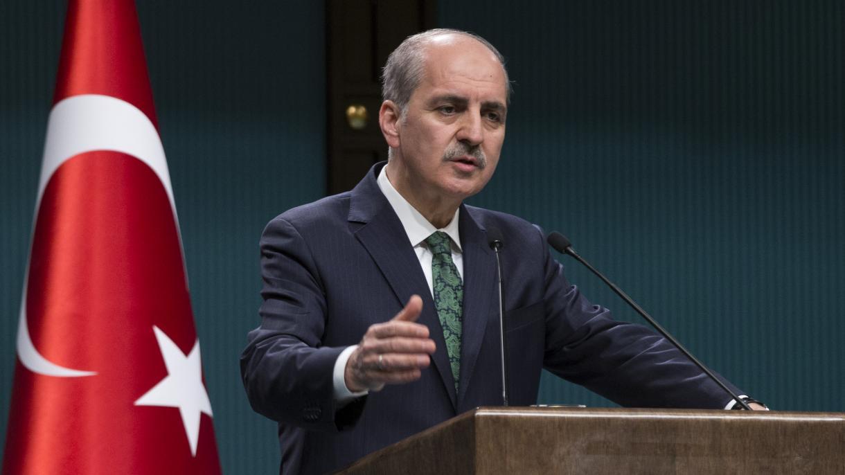 Numan Kurtulmush:"Shveysariyadagi miting siyosiy skandal hisoblanadi"