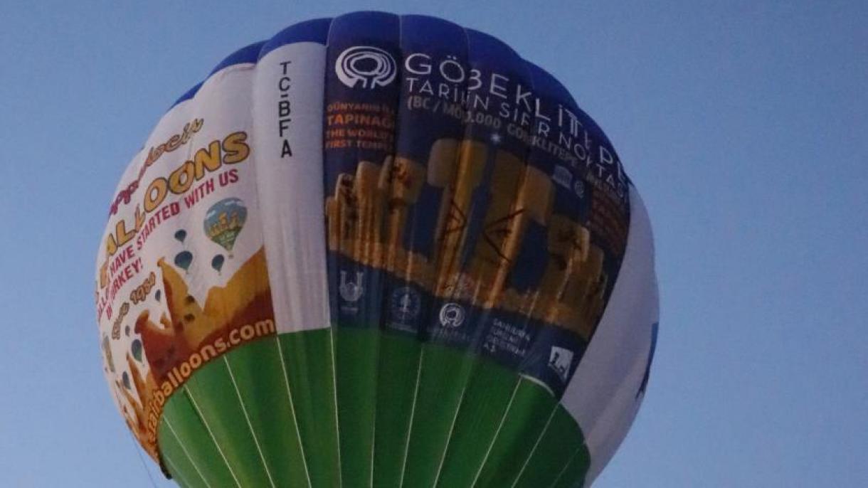 El primer globo aerostático despega en Göbeklitepe