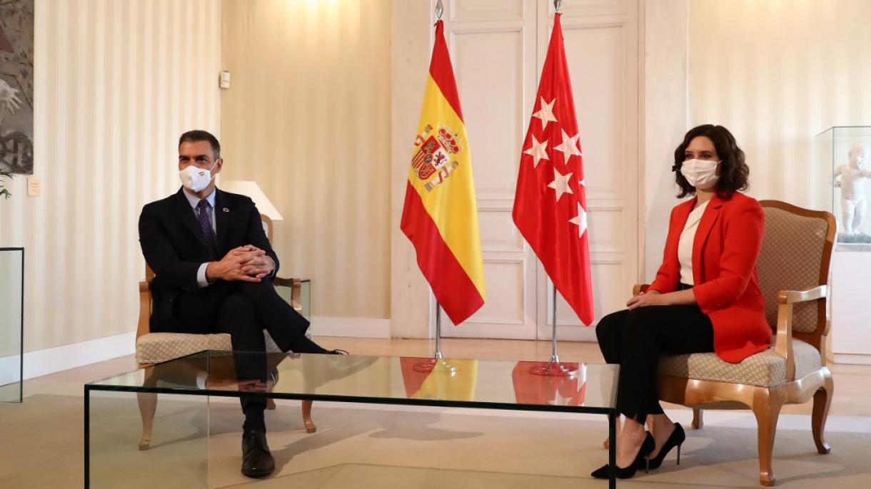 España: Sánchez y Ayuso acuerdan “espacio de cooperación” en Madrid para controlar la pandemia