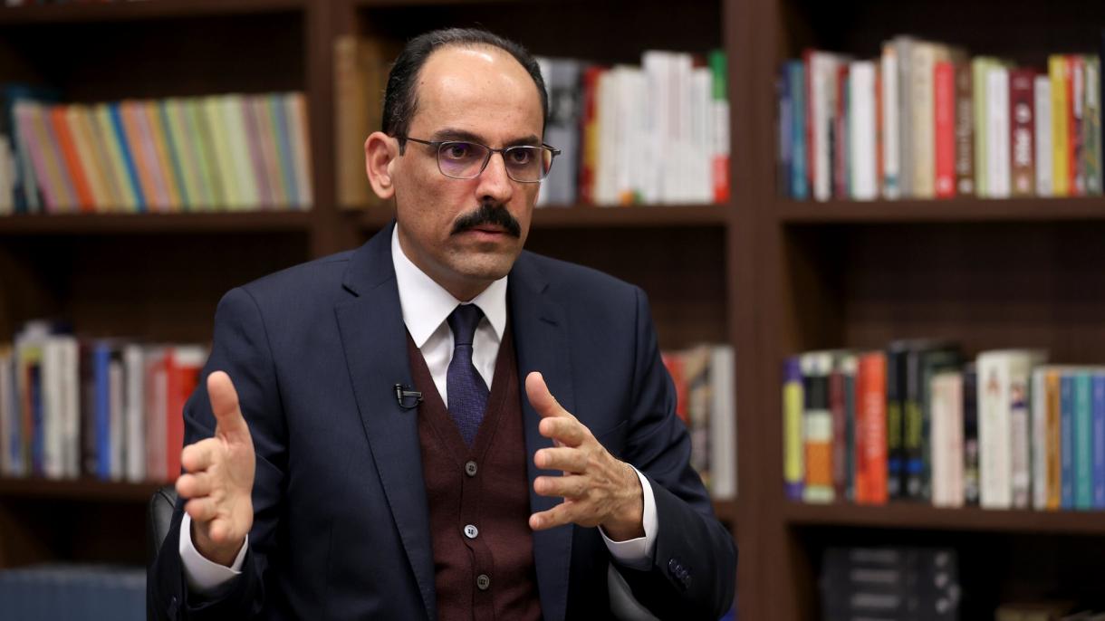 İbrahim Kalın İsrailin Qəzzaya hava hücumunu qınayıb