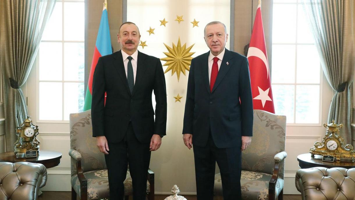 Ozarbayjon Prezidenti Ilhom Aliyev, Prezident Rajap Tayyip Erdo’g'anni tabrikladi