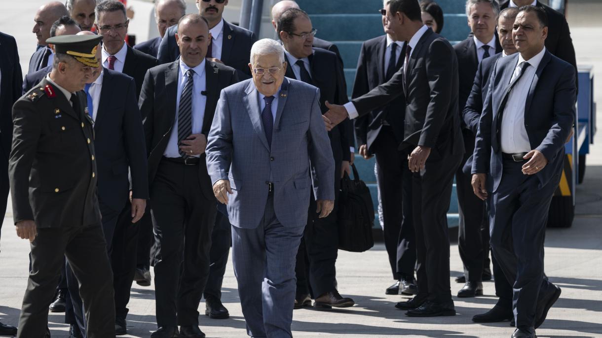 Palestinanyň Prezidenti Mahmud Abbas, Ankara Geldi