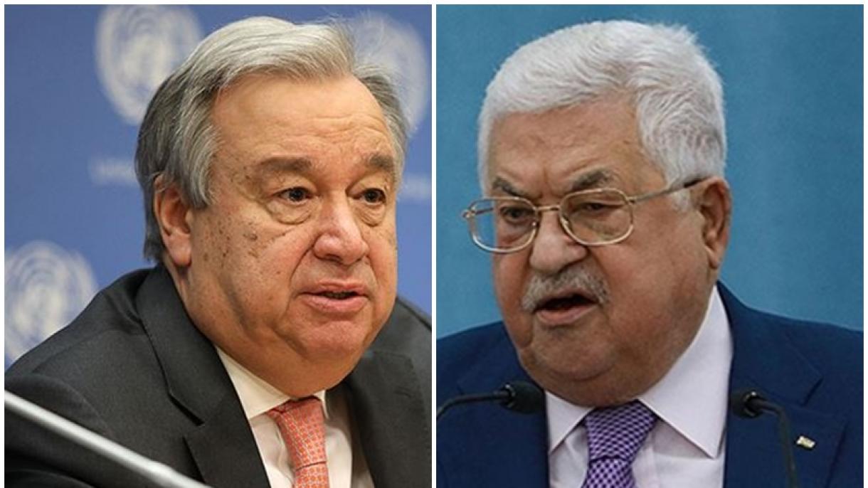 Abbas - Guterreş söyläşüe