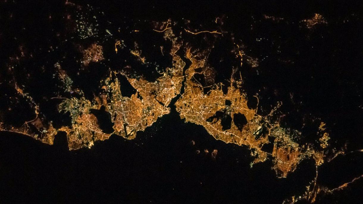 Astronautul NASA a publicat fotografii ale Istanbulului