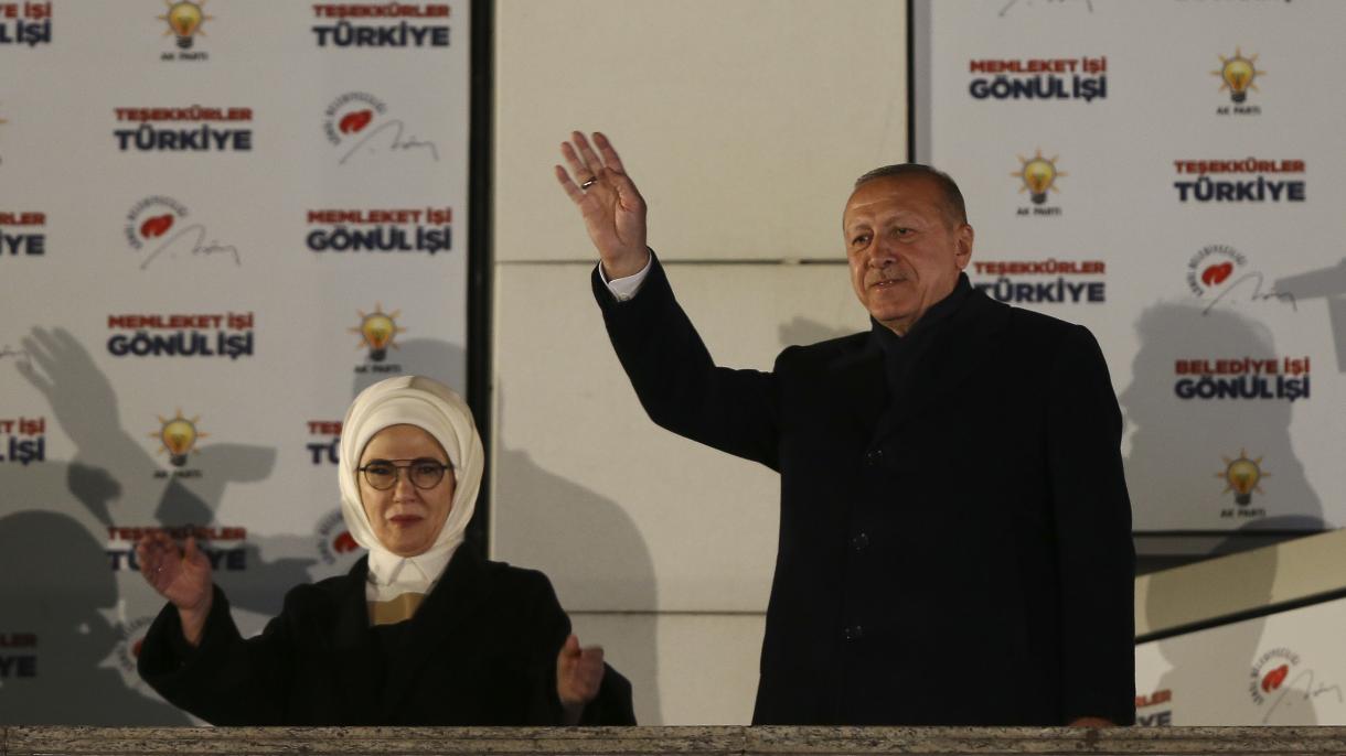 Erdogan fez o seu tradicional discurso após as eleições