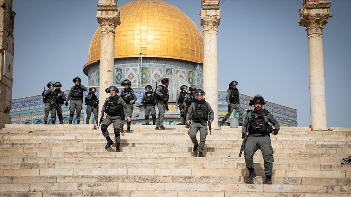 خبر فوری - حمله پلیس اسرائیل به مسجدالاقصی