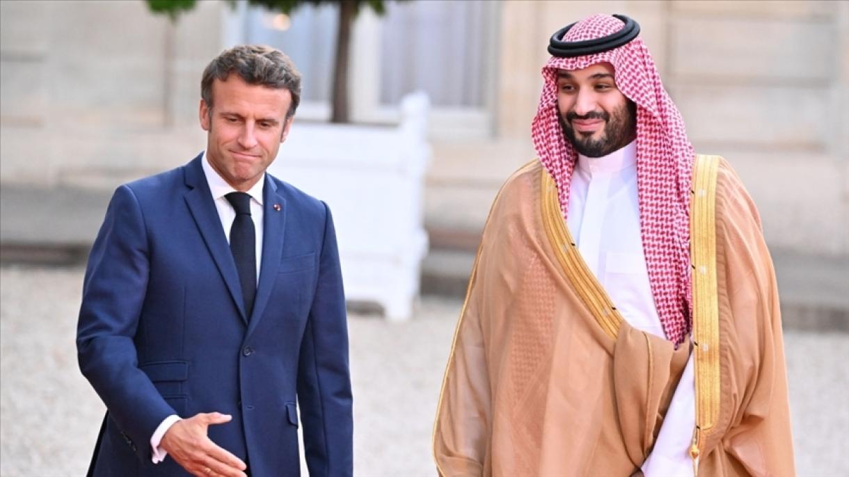沙特王储本·萨勒曼与法国总统马克龙通电话