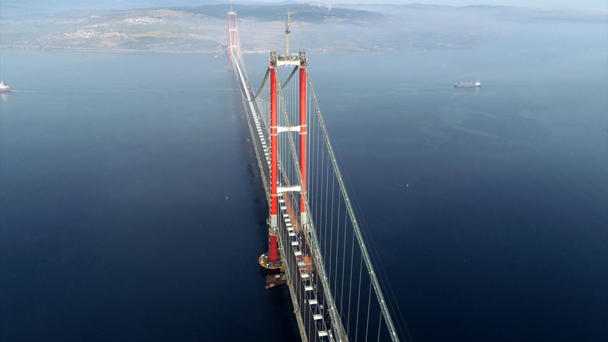 Ανάρτηση Ερντογάν για τη Γέφυρα Τσανάκκαλε 1915 που θα τεθεί σε λειτουργία σήμερα