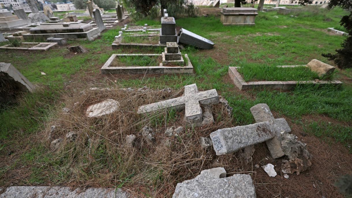 تخریب مقبره‌های مسیحیان در قدس
