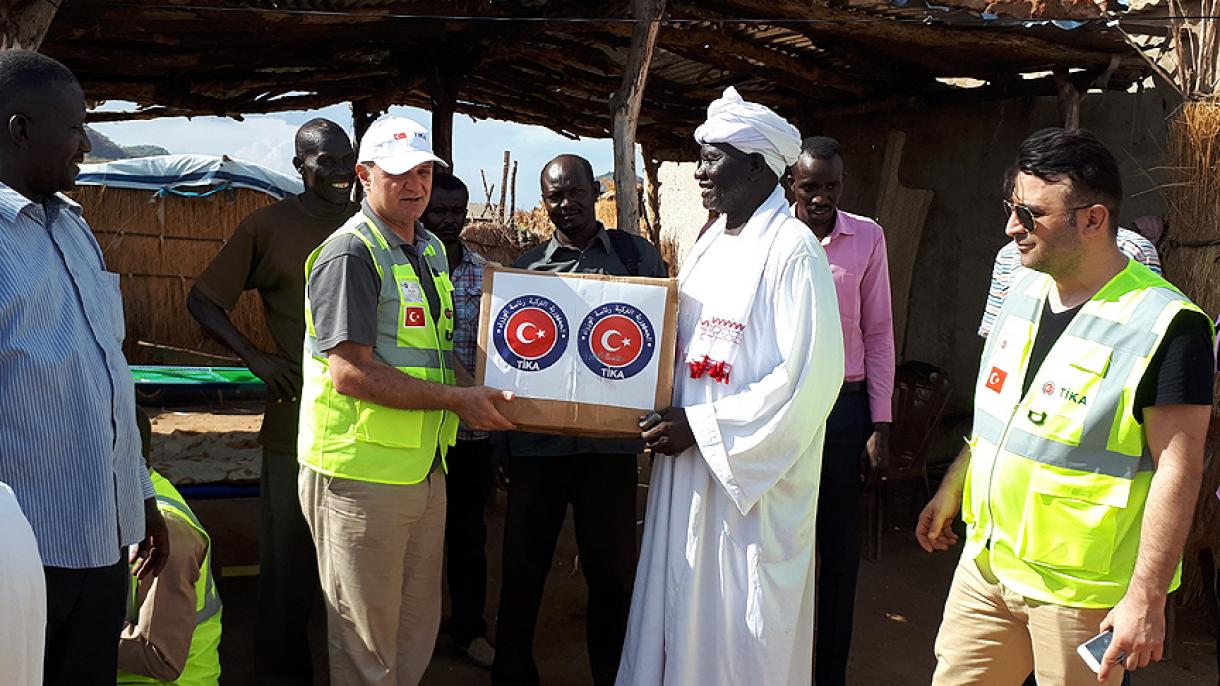 Turkiya Sudanning Kordofan viloyatiga oziq-ovqat yordami yetkazib berdi