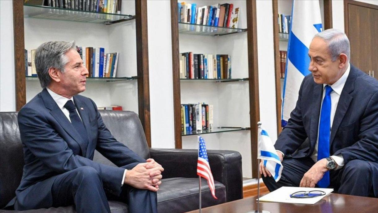 وزیر خارجہ انٹونی بلنکن کی اسرائیلی وزیر اعظم بنجمن نیتن یاہو ملاقات