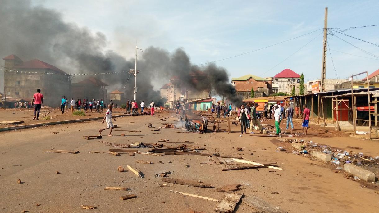 Tiltakozások Guineában
