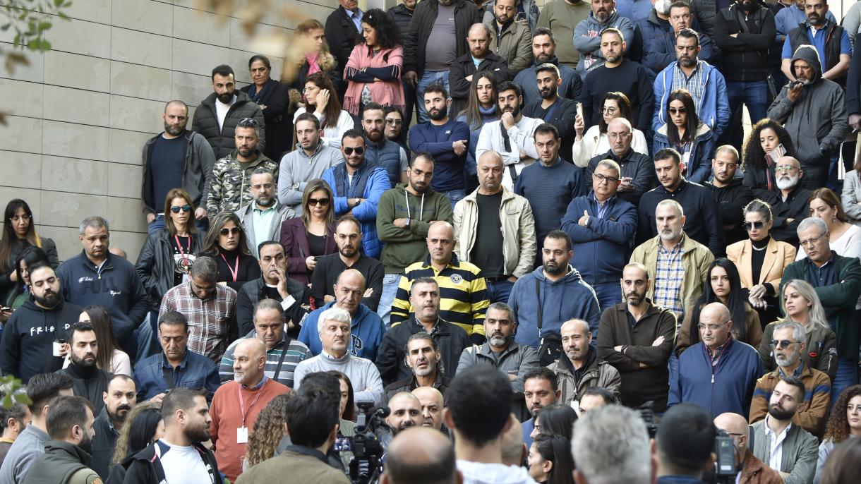 黎巴嫩电信公司员工罢工