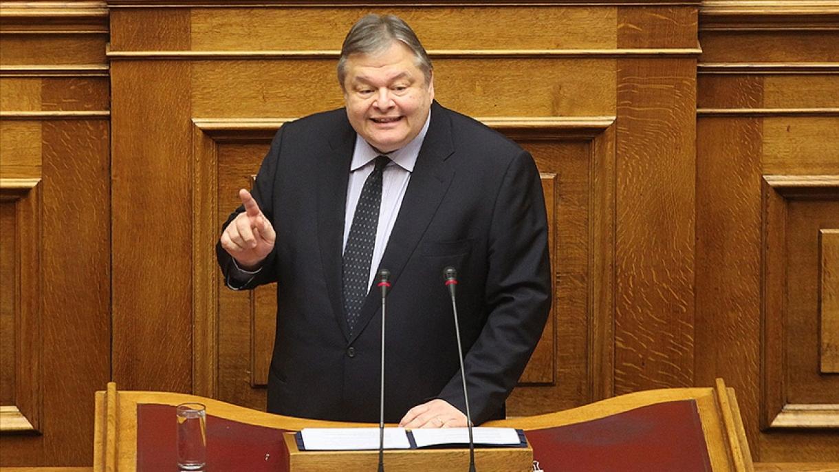 Evangelos Venizelos,  ha affermato che l'Egeo non è un lago greco