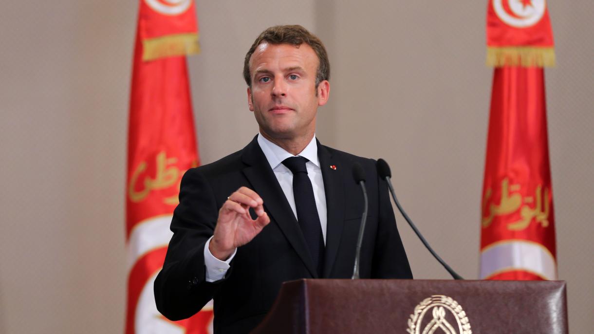 Presidente francés Macron ha pedido que Túnez tome la iniciativa para la crisis de Libia